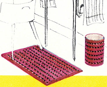 Rug and Basket Cover Pattern #S-960