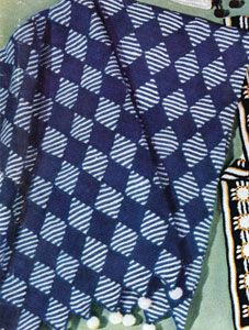 Blue Diamond Afghan Pattern