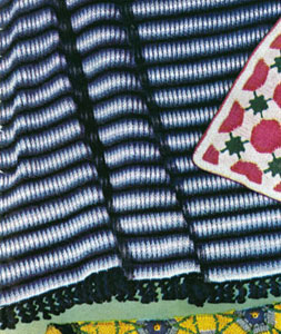 Shaded Stripes Afghan Pattern