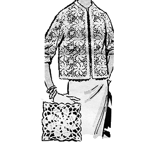 Crocheted Jacket Pattern #551
