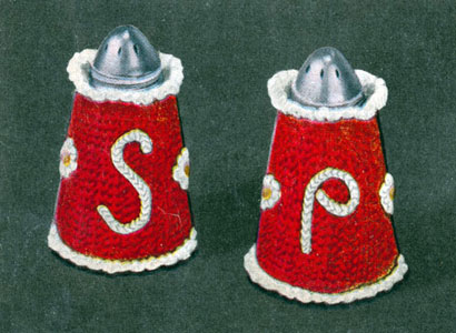 CROCHET PATTERN: Salt and Pepper Shakers
