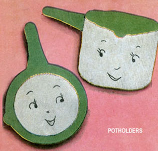 Pot and Pan Pot Holder Set Pattern