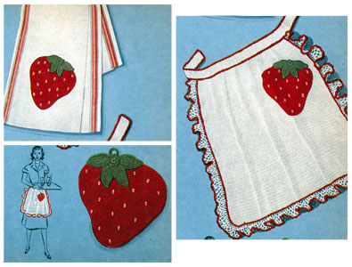 Strawberry Hostess Set Pattern