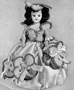 Pansie Pin Cushion Doll Pattern #552