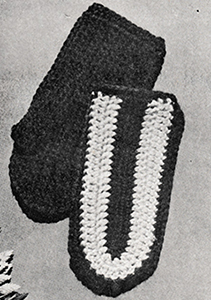 Crocheted Children's Mittens Pattern #120