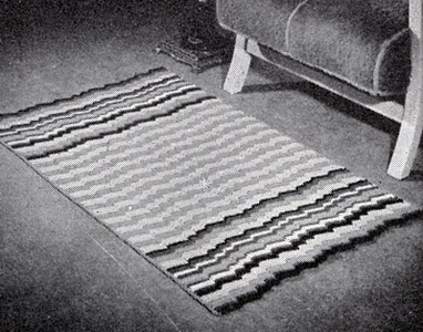 Rippling Harmony Crocheted Rug Pattern
