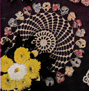 Pansy Wreath Doily Pattern #4