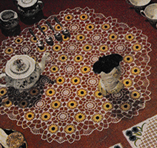 Daisy Garland Teacloth Pattern #9