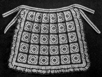 Checked for Charm Crocheted Apron Pattern #2