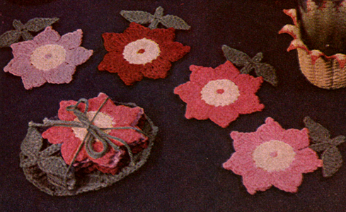 Flower Coaster Set Pattern #10