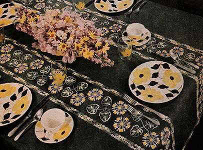 Summer Entertainment Tablecloth Pattern #4