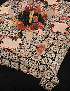 Thanksgiving Hospitality Tablecloth Pattern #8