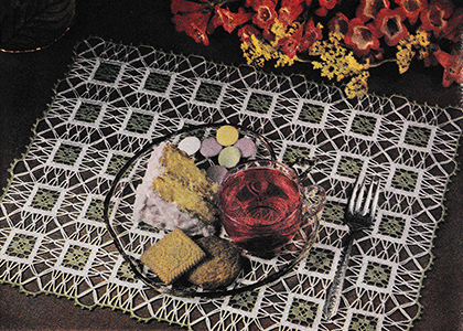 Square Dance Table Doily Pattern #13