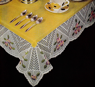 Tea Tablecloth Pattern #3