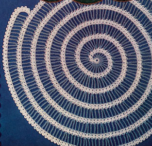 Spiral Place Mat Pattern