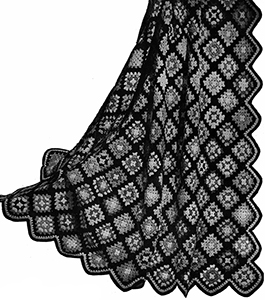 Mount Vernon Afghan Pattern #6608