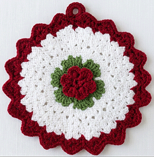 Rose Potholder Pattern