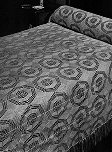 Crocheted Bedspread Pattern #4-74