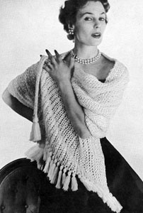 Sparkling Ermine Shawl Pattern