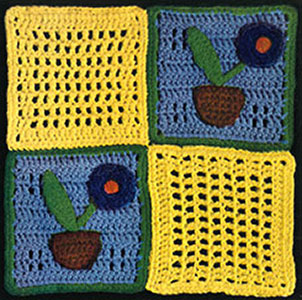 How Does Your Garden Grow Afghan Pattern #539