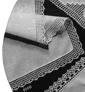 Handkerchief Edging #8200 Pattern