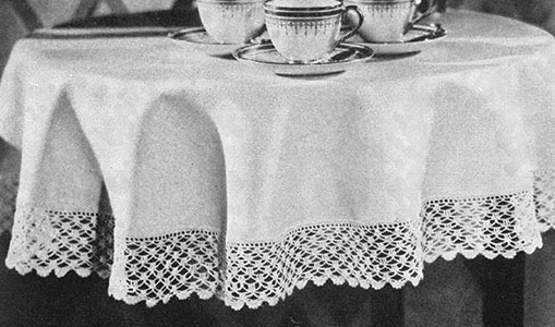 Tea Cloth Edging #8301 Pattern