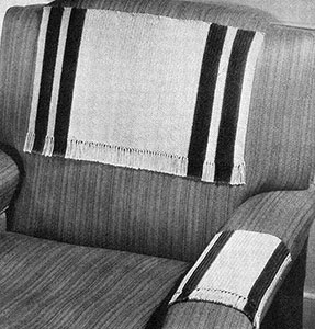 Two-Colored Chair Set Pattern #7096
