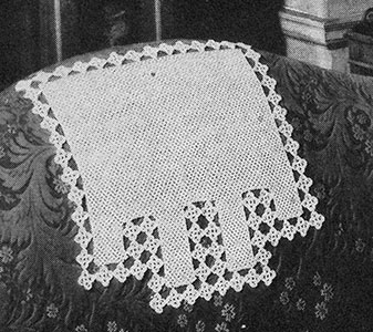 Irish Crochet Chair Set Pattern #7098