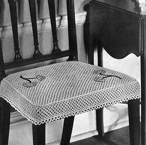 Slip Cover for Chair Seat Pattern #7099