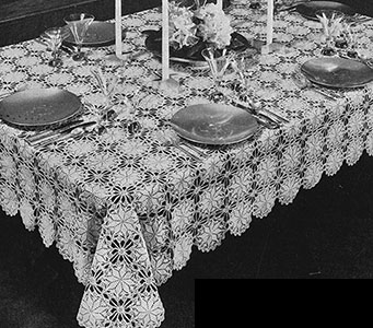 Lucky Star Tablecloth Pattern #7144