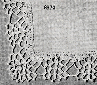 Handkerchief Edging Pattern #8370