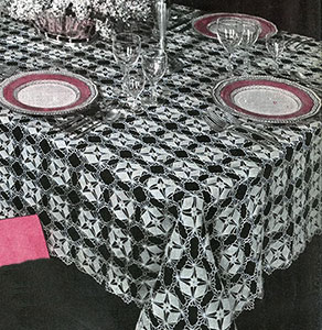 Crystal Web Tablecloth Pattern #7189