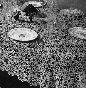 Chatelaine Tablecloth Pattern #7191