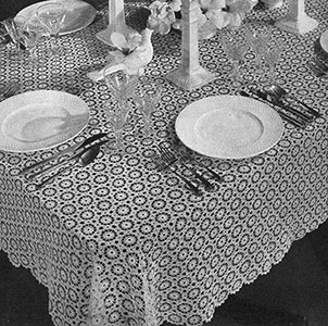 Snowdrift Tablecloth Pattern #7193