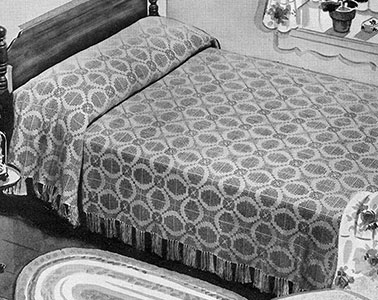 Golden Wedding Bedspread Pattern #672
