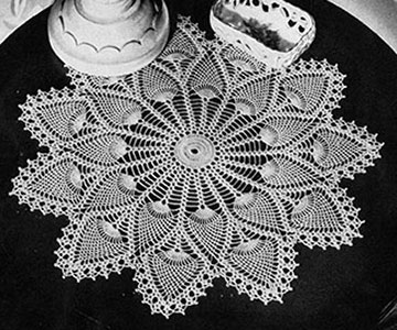 Royal Pineapple Doily Pattern #7275