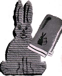 Bunny Applique Pattern #8589