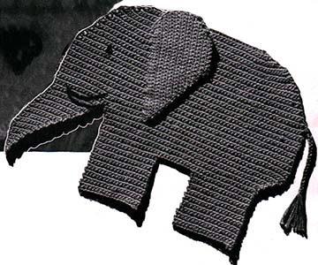 Elephant Applique Pattern #8590