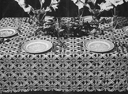 Invitation Tablecloth Pattern #7192
