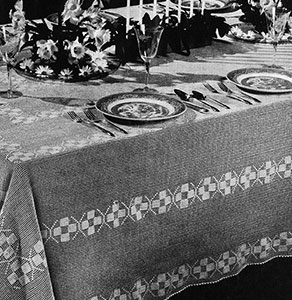Patrician Tablecloth Pattern #7278