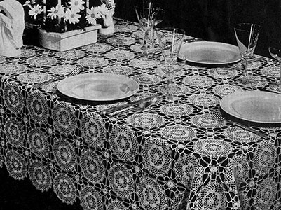 Lady Baltimore Tablecloth Pattern #7296