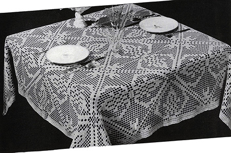 Table For Two Tablecloth Pattern #7239