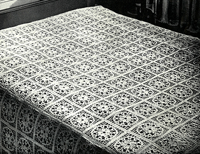 Prairie Flower Bedspread Pattern #6036