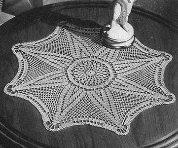 Star of India Doily Pattern #7365