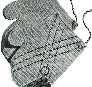 Mittens Potholder Pattern