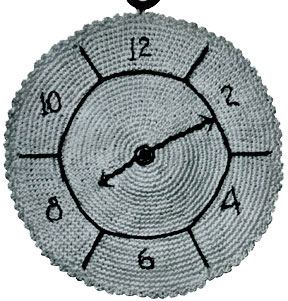 Clock Potholder Pattern