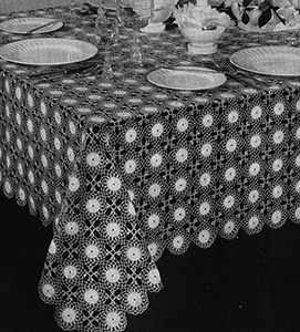 Page Polka Dots Tablecloth Pattern #7526