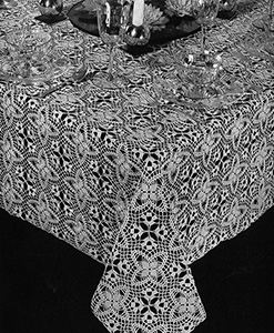 Lady Bountiful Tablecloth Pattern #7585