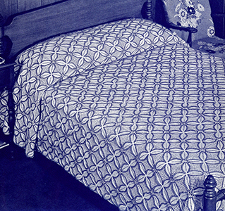 Four Leaf Clover Bedspread Pattern #6085