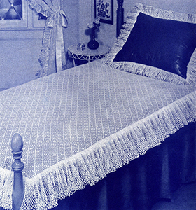 Fluffy Ruffles Bedspread Pattern #6104